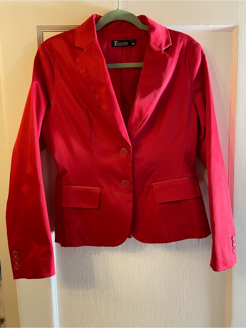 NYC & Company Women's Red Tailored Blazer